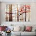 Quadro Decorativo Natiureza Outono, Tela em Canvas na Horizontal ideal para ambiente de Sala de estar, jantar, reuniões, Quarto e Hall de entrada (100x70 cm)