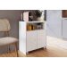 Balcão Organizador Multiuso com Mesa Recolhivel e Rodizios Funcionale Branco - Art In Móveis