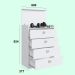 Cômoda 4 Gavetas c/ Gabinete Oculto Lock Branco - Art In Móveis