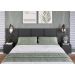 Cabeceira Cama Casal Queen Com Mesas 140/160 Zurique Grafite
