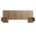 Cabeceira Cama Casal Queen Com Mesas 140/160 Zurique Mel