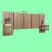 Cabeceira Cama Casal Queen Com Mesas 140/160 Zurique Mel