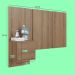 Cabeceira Cama Solteiro Com Mesa 80/90 Zurique Mel