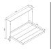 Cama Articulável Horizontal  Casal 140 Latino Branco - Art in móveis