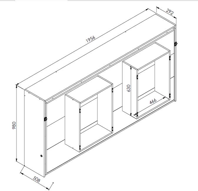 Cama Articulável Horizontal  Solteiro 90 Latino Branco- Art in móveis