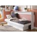 Cama Articulável Horizontal Solteiro c/ Estação de Trabalho 80 Latino Branco - Art in móveis