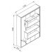 Cama Articulável Vertical Casal 140 Manhattan Branco - Art in móveis