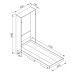 Cama Articulável Vertical Solteiro 80 Manhattan Branco - Art in móveis