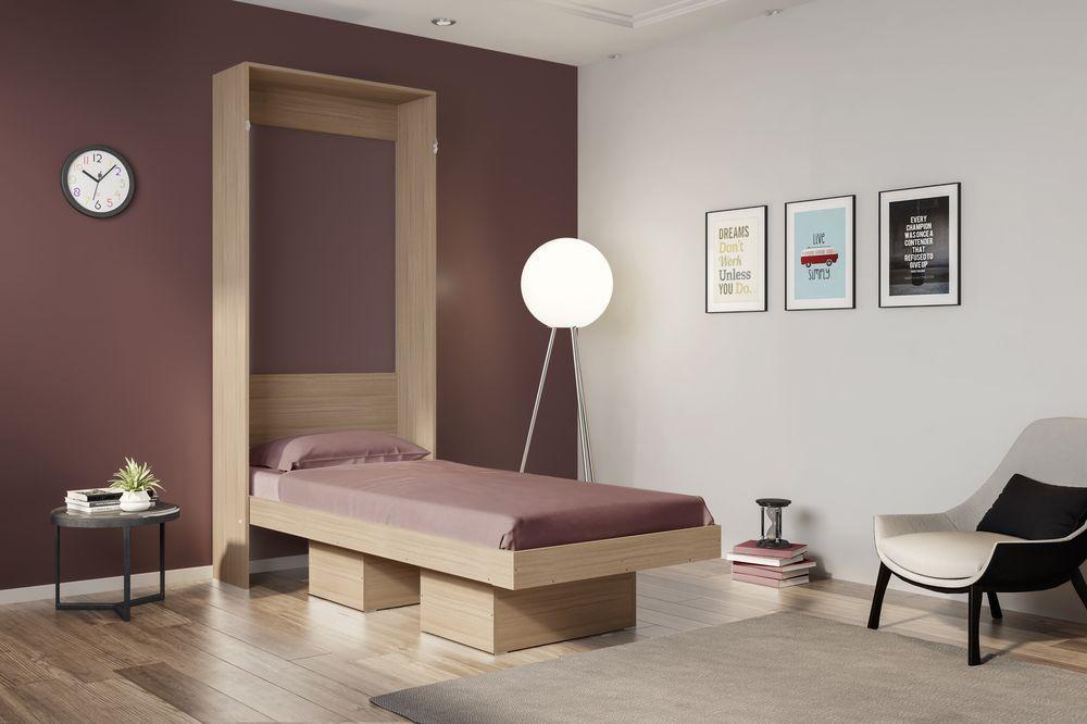 Cama Articulável Vertical Solteiro 90 Manhattan Montana - Art in móveis