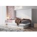 Cama Articulavel Horizontal Casal c/ Estacao de trabalho 140 Latino Branco