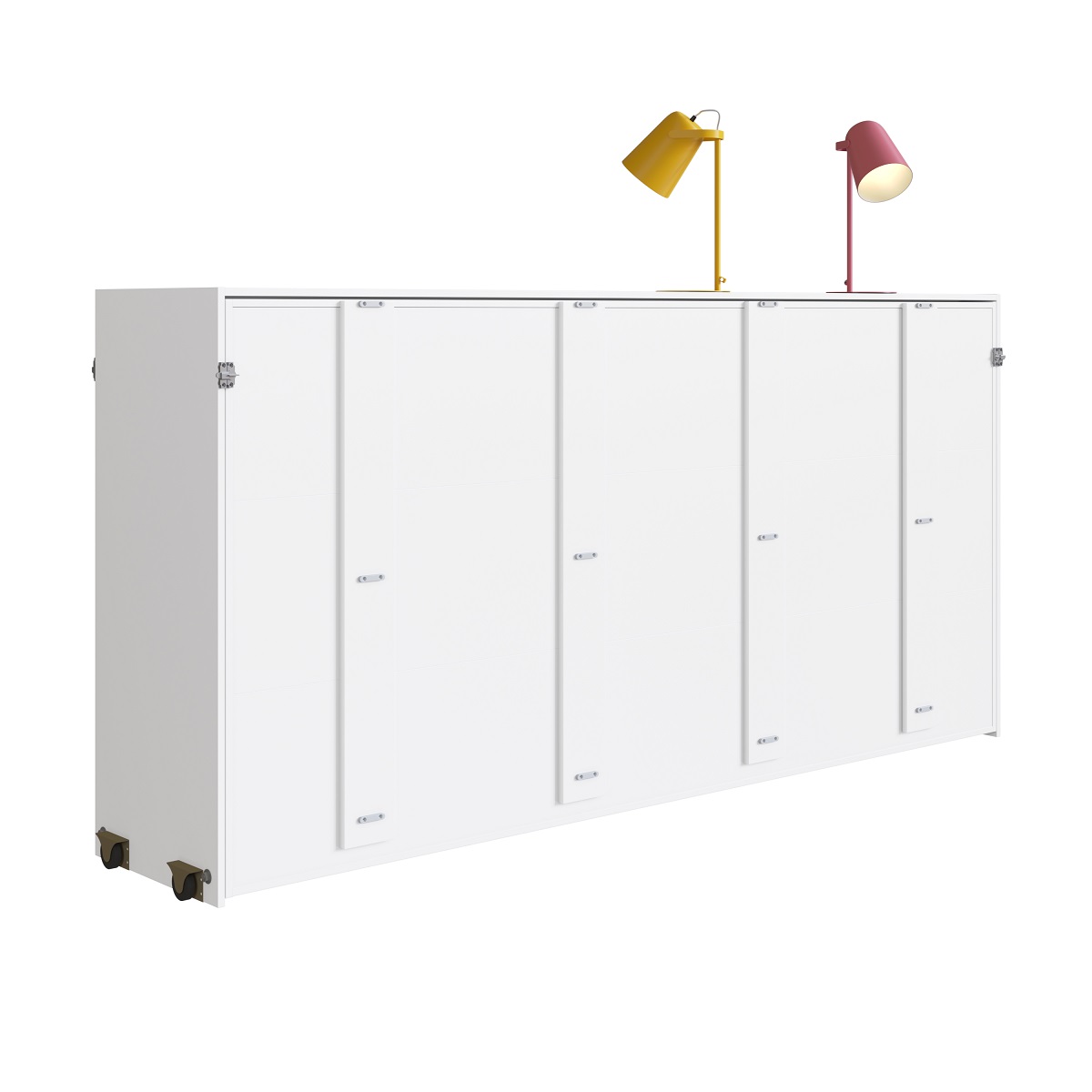 Cama Dupla Articulável Horizontal Solteiro 90 Phoenix Branco - Art In Móveis