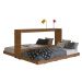 Cama Dupla Articulável Horizontal Solteiro 90 Phoenix Nogal