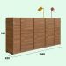 Cama Dupla Articulável Horizontal Solteiro 90 Phoenix Nogal