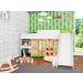 Cama Infantil com Escorregador e Cortina 90 Playground Branco - Art In Móveis