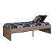 Cama Solteiro com Estrutura Aço  Artetube 193x83