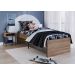 Cama Solteiro com Estrutura Aço  Artetube 193x83