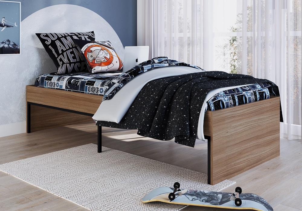 Cama Solteiro com Estrutura Aço  Artetube 193x83