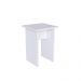 Conjunto Mesa e Banqueta Amalfi Branco - Art In Móveis