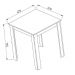 Conjunto Mesa e Banqueta Amalfi Branco - Art In Móveis