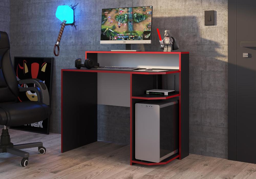 Escrivaninha Gamer Power Preto - Art in Moveis