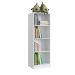 Estante c/ Gabinete Oculto Lock Branco - Art In Móveis