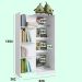 Estante c/ Gabinete Oculto Lock Branco - Art In Móveis