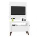 Home Rack Bancada e Painél TV até 36 Canadá Branco - Art In Móveis