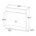 Home Rack Bancada e Painél TV até 36 Canadá Branco - Art In Móveis