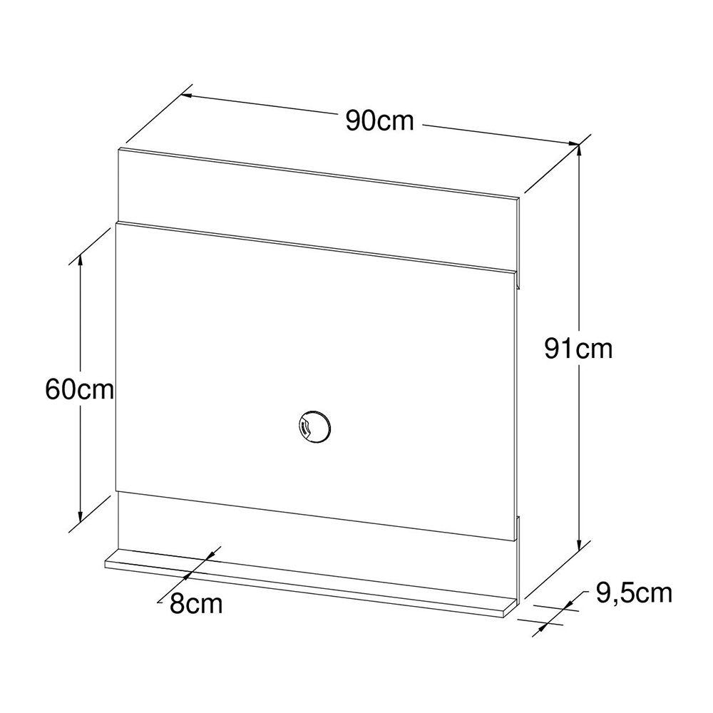 Home Rack Bancada e Painél TV até 36 Canadá Branco - Art In Móveis