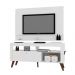 Home Rack Bancada e Painel Tv Até 55 Dinamarca Branco - Art In Moveis