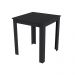Mesa 68x68 Amalfi Preto - Art In Móveis