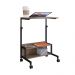 Mesa Auxiliar de Trabalho com Regulagem de Altura e Rodizios Artetube 54x36