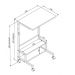 Mesa Auxiliar de Trabalho com Regulagem de Altura e Rodizios Artetube 54x36