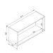 Nicho Horizontal Organizador Multiuso Funcionale Branco - Art In Móveis