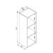 Nicho Vertical Organizador Multiuso Funcionale Preto - Art In Móveis