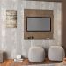 Painel Parede C/ Prateleira Para Tv Ate 36' Ontario