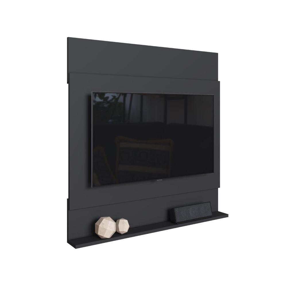 Painel Parede Tv Até 36 Ontário Preto - Art In Móveis