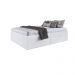 Quarto Casal com Cama Queen, Guarda roupas Mesas de Cabeceira 160 Tókio Branco