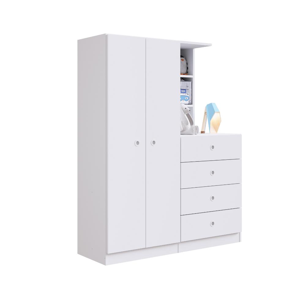 Quarto Infantil completo Montessoriano Meu Fofinho Branco - Art In Moveis