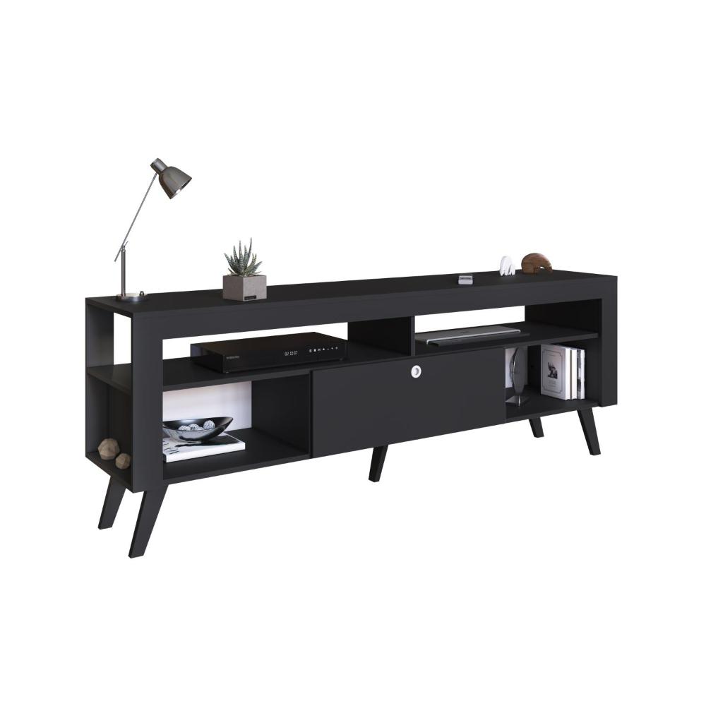 Rack Tv Até 70 Quebec Preto - Art In Moveis