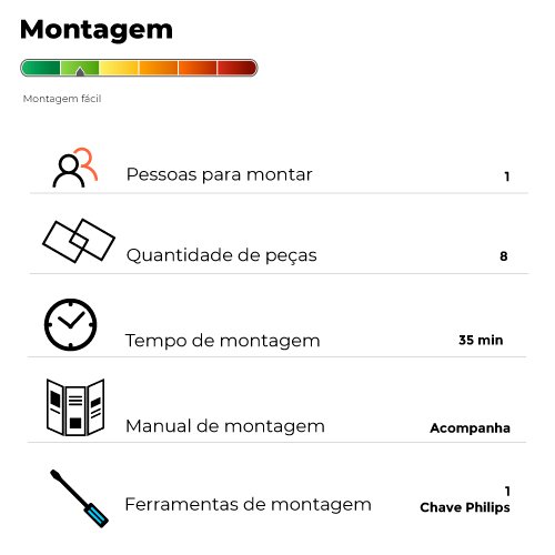 Arara de Roupas de Madeira e Ferro Twice Style Industrial Ample Tabaco e Preto