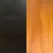 Home Office Escrivaninha e Estante de Madeira Pinus Linea Slim Carvalho e Preto