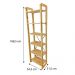 Home Office Escrivaninha e Estante de Madeira Pinus Linea Slim Natural