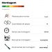 Home Office Escrivaninha e Estante de Madeira Pinus Linea Slim Nozes