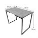 Mesa Escritório de Ferro e Madeira 96cm Style Industrial Tabaco e Preto