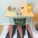 Mesa para Escritório de Ferro e Madeira Industrial Natural e Branco