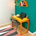 Mesa para Escritório de Madeira Pinus Linea Carvalho