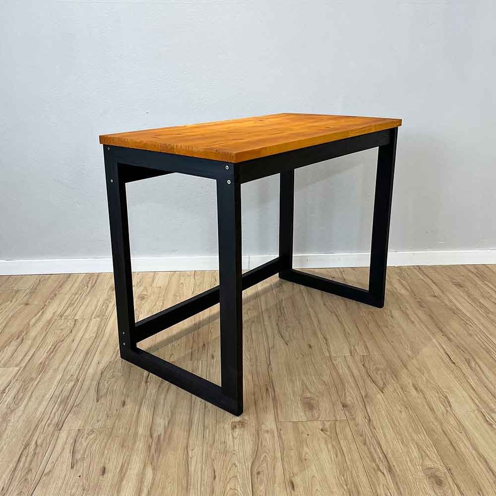 Mesa para Escritório de Madeira Pinus Linea Carvalho e Preto