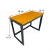 Mesa para Escritório de Madeira Pinus Linea Carvalho e Preto