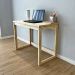 Mesa para Escritório de Madeira Pinus Linea Natural